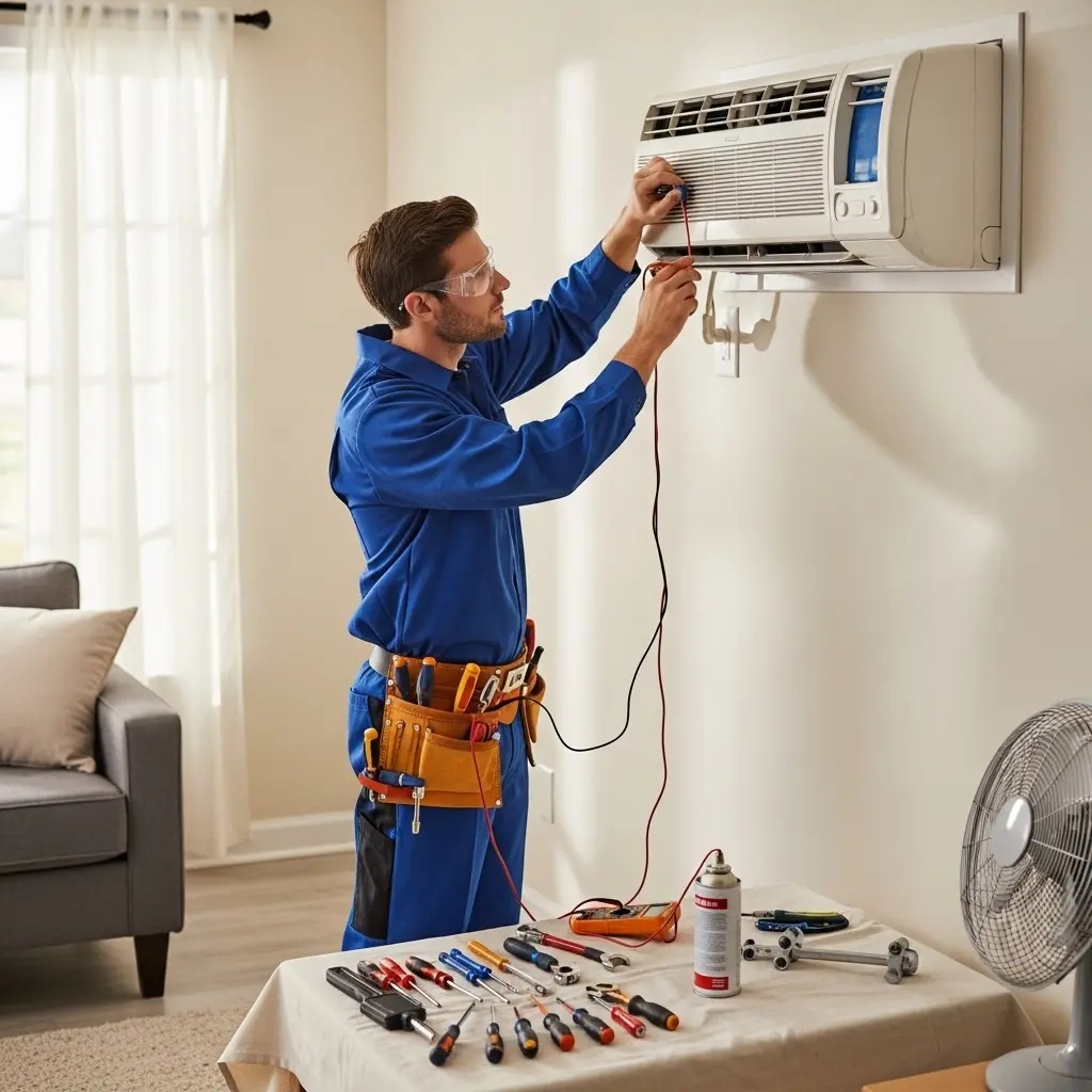 Seferihisar Eminçelik Eminçelik klima gaz dolumu ve bakım – Enerji verimliliği artırıldı. - Teknik servis örneği